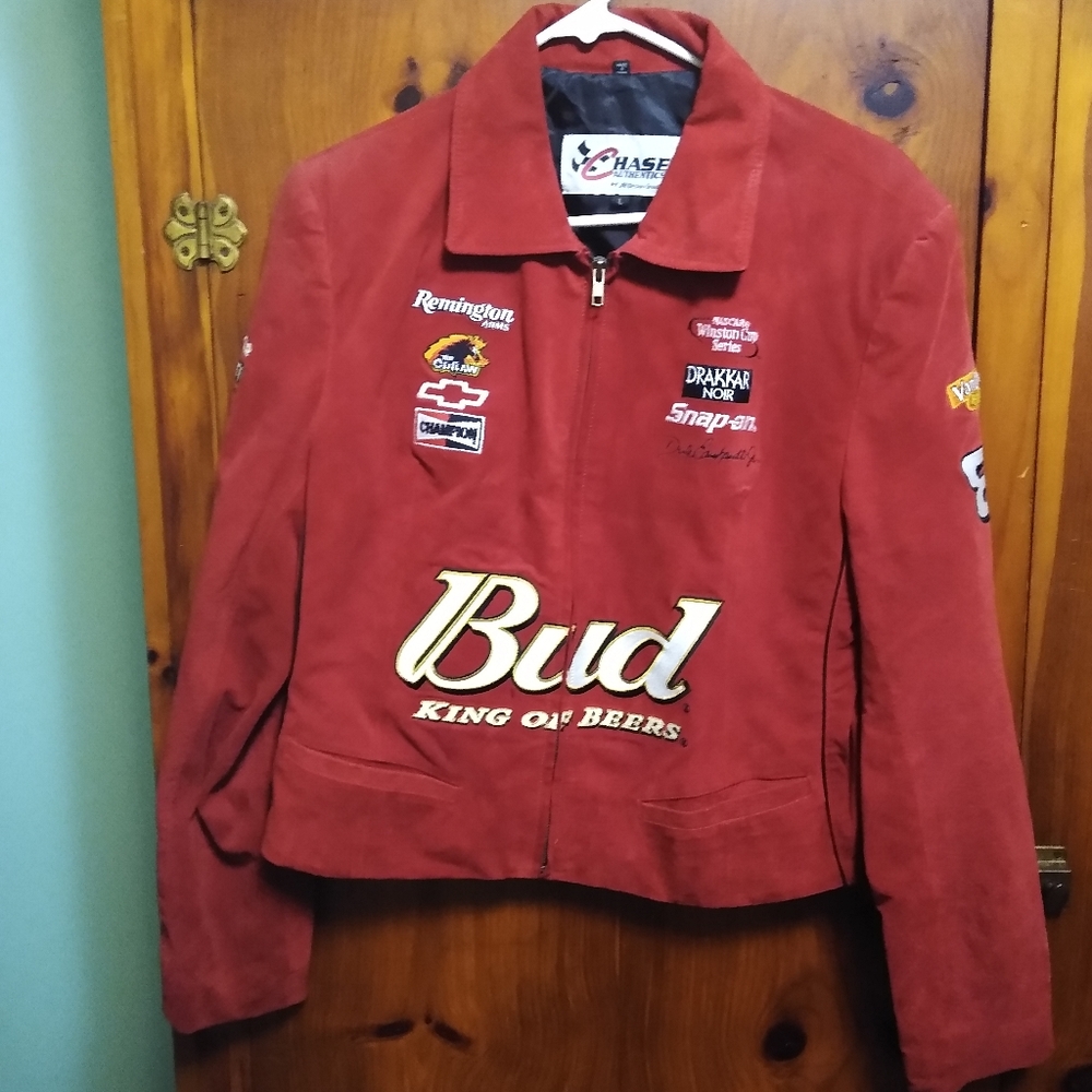 Dale Jr. #8 Women's suede jacket